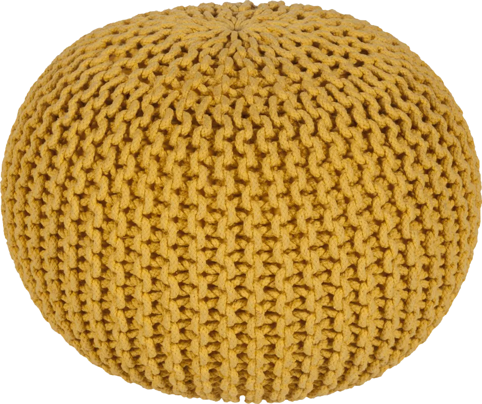 Adencliff Yellow Ottoman
