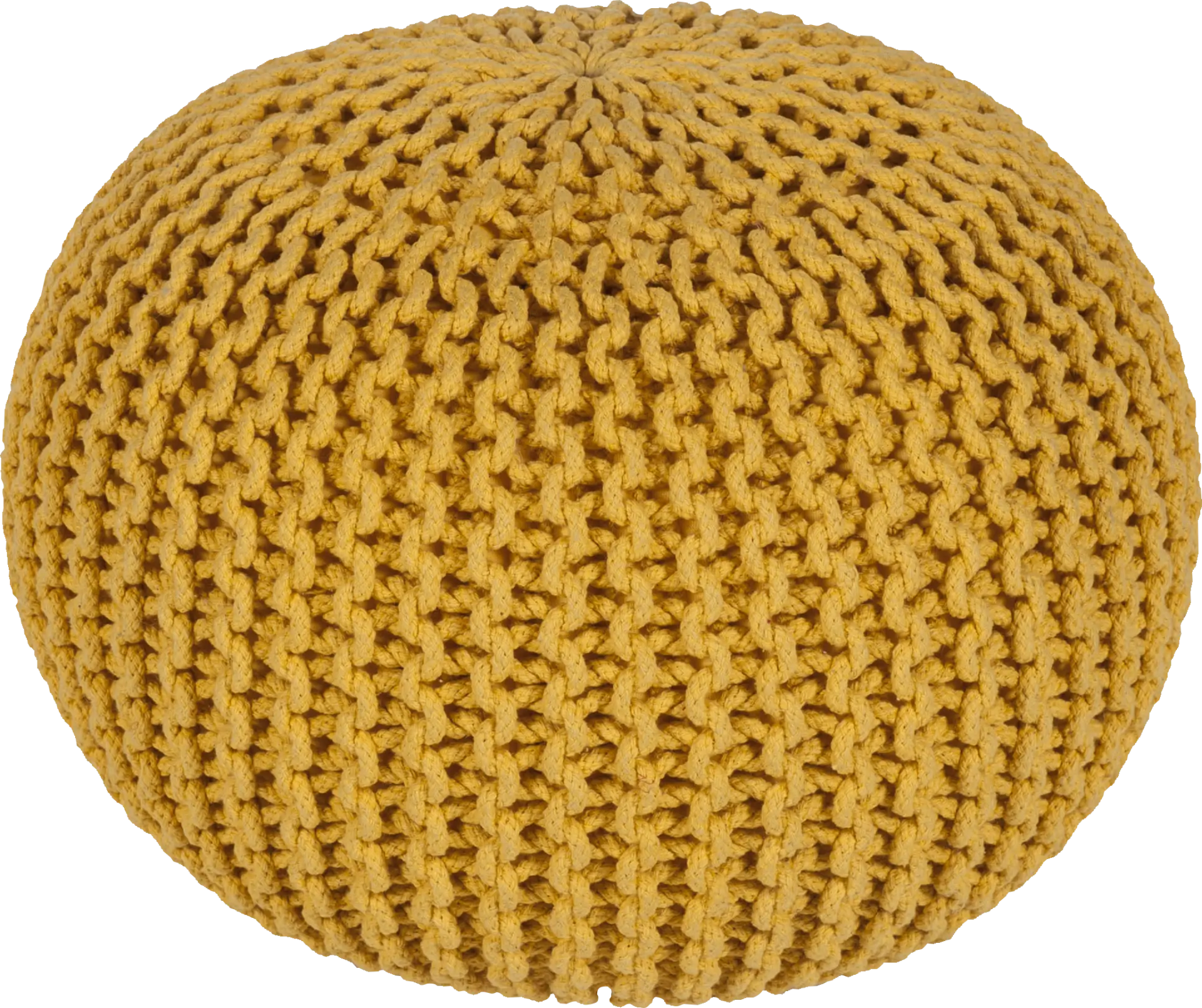 Adencliff Yellow Ottoman