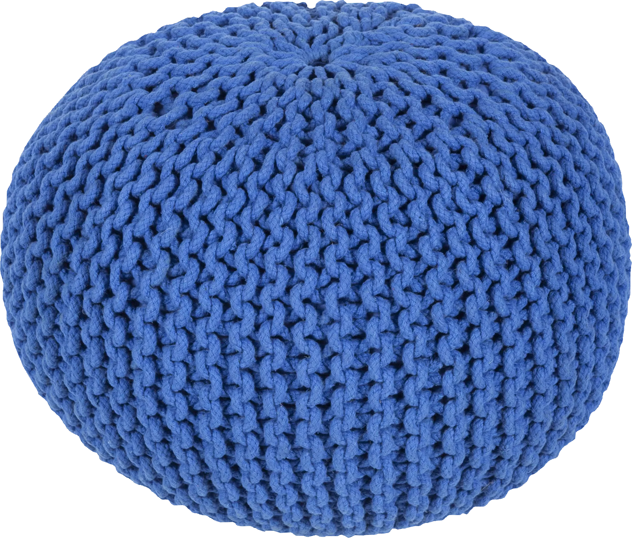 Adencliff Blue Ottoman - Thumbnail - Image 1