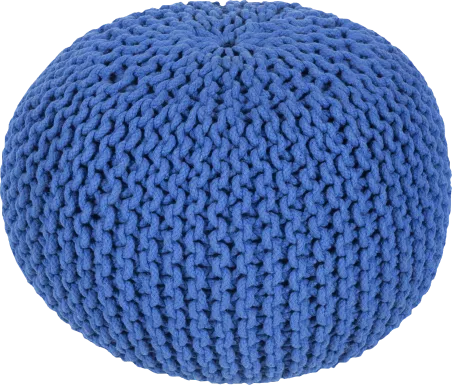 Adencliff Blue Ottoman