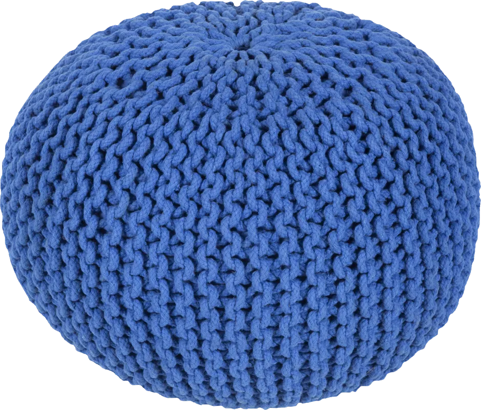 Adencliff Blue Ottoman