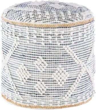 Aderno Denim Ottoman