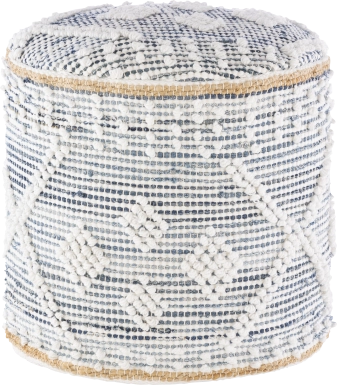 Aderno Denim Ottoman