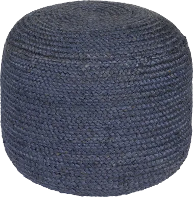 Aderodrome Blue Ottoman