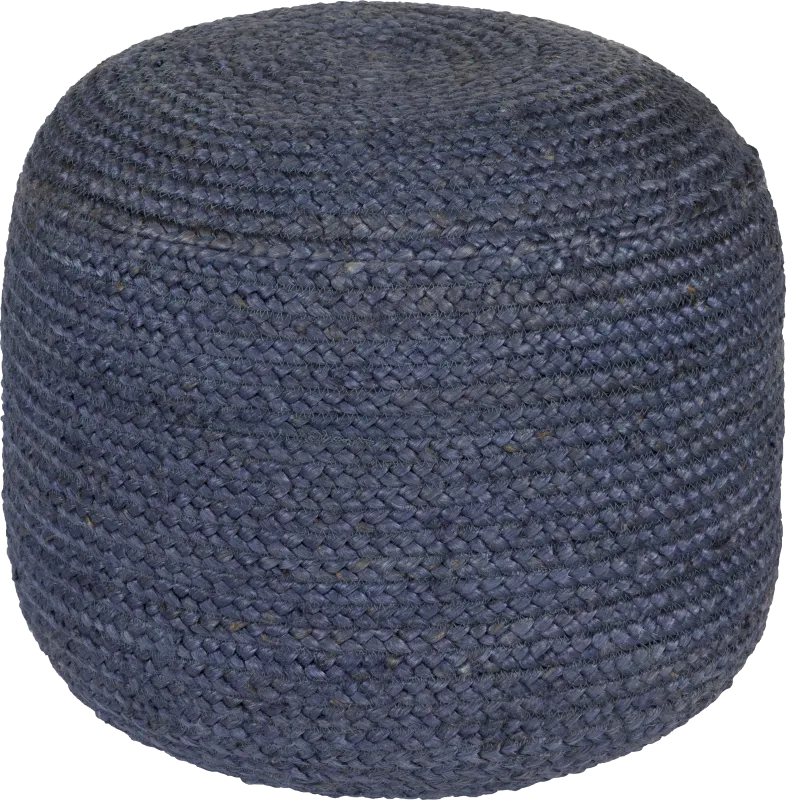 Aderodrome Blue Ottoman
