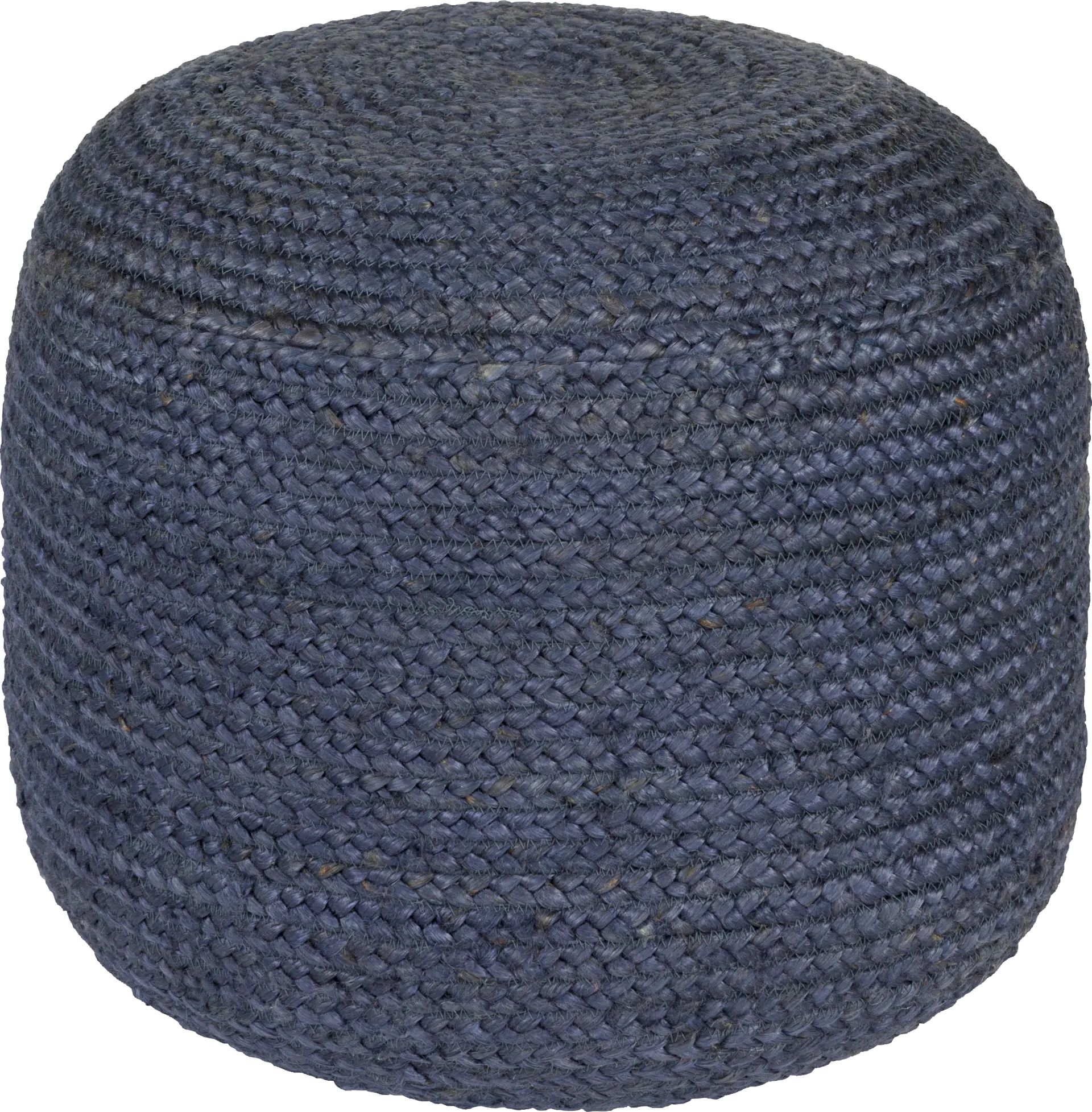Aderodrome Blue Ottoman