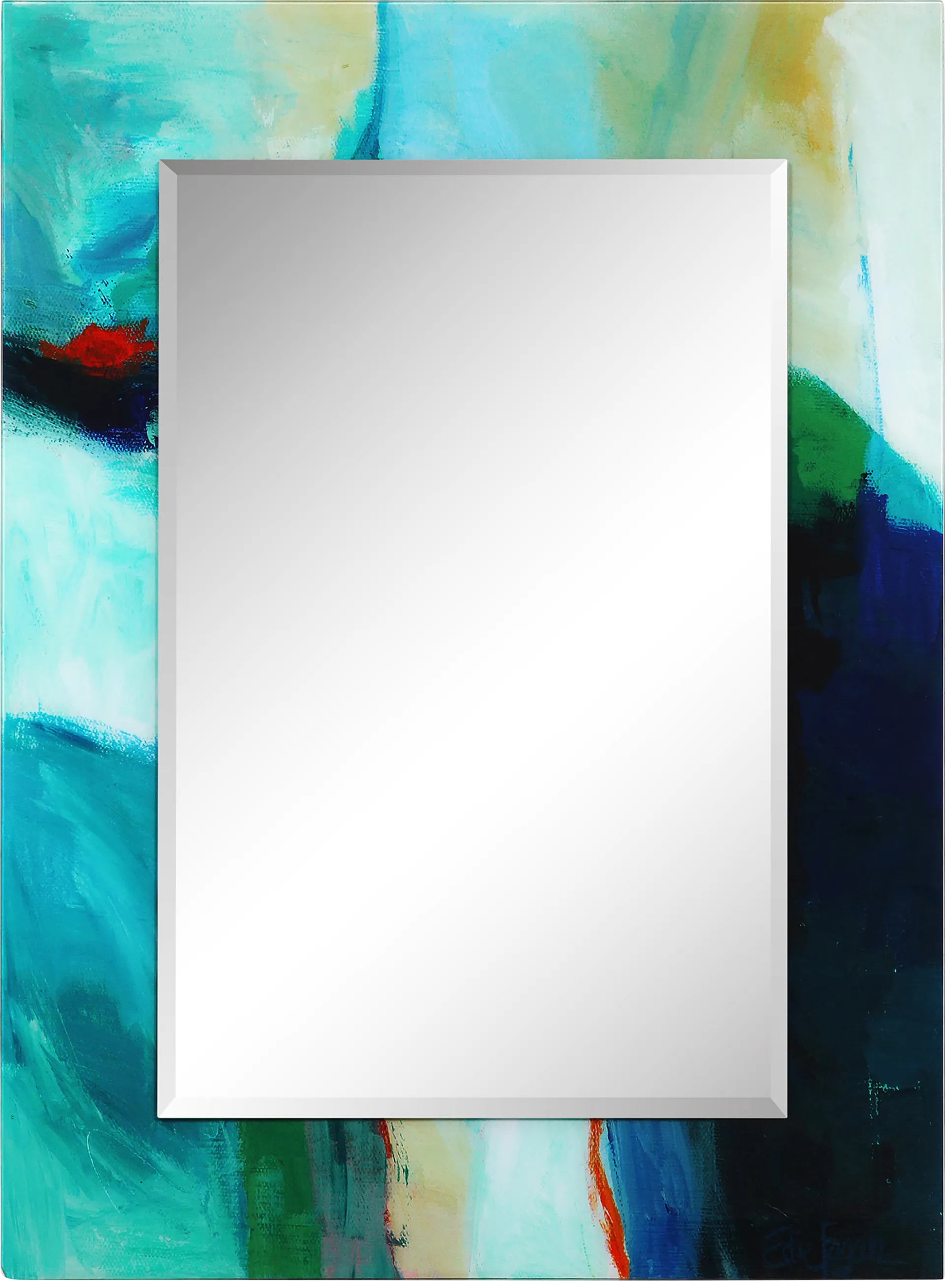 Miria Blue Mirror - Image 1
