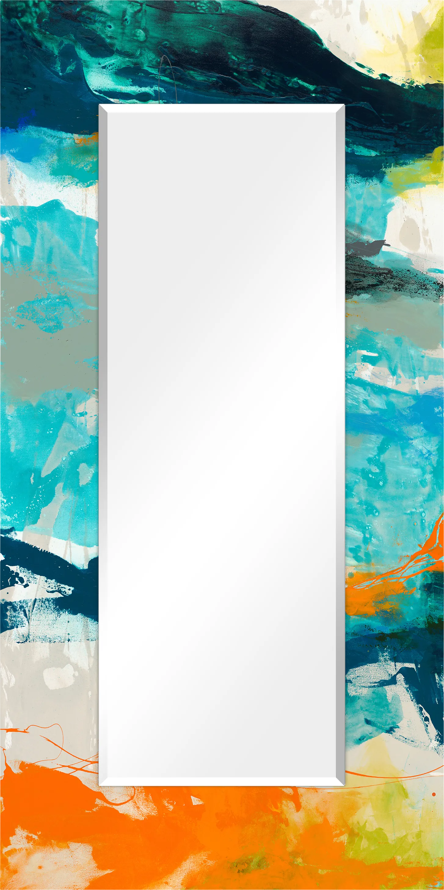 Madria Blue Mirror - Image 1