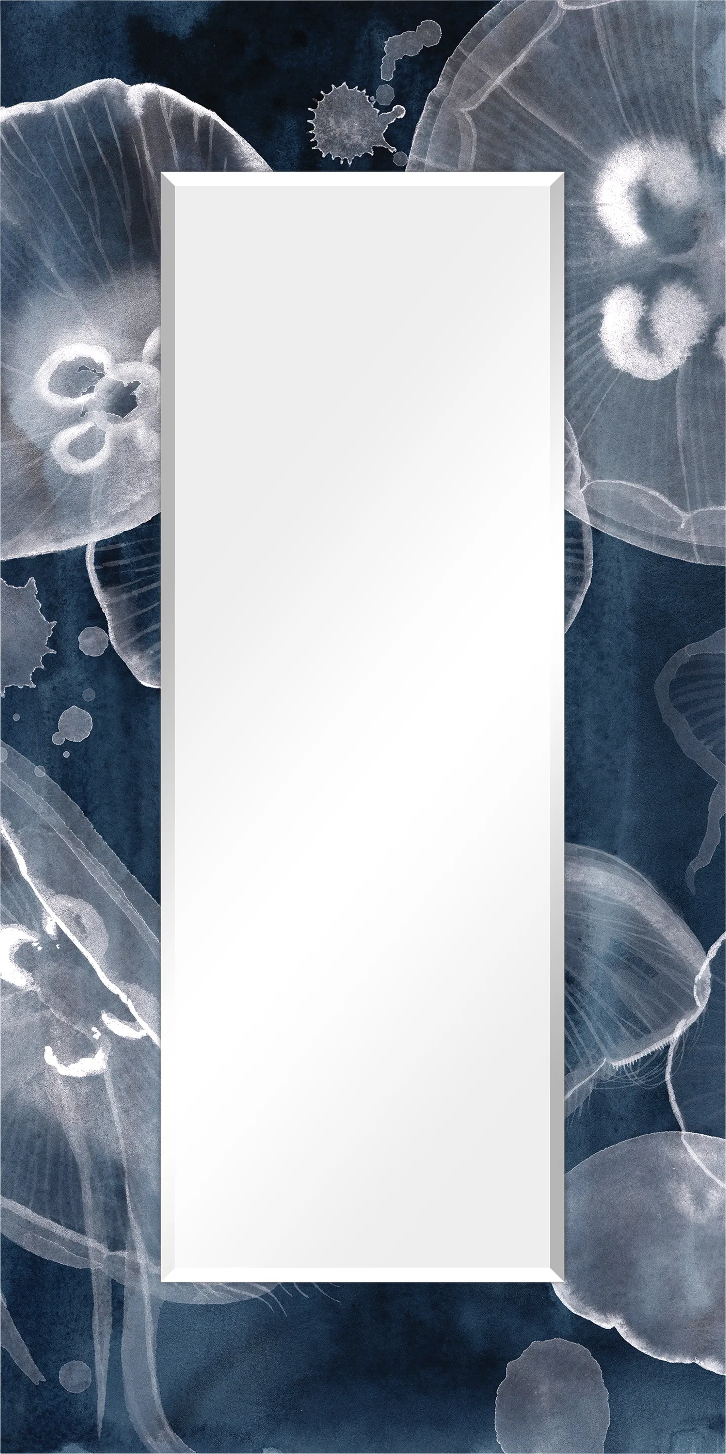 Meriel Dark Blue Mirror - Thumbnail - Image 1