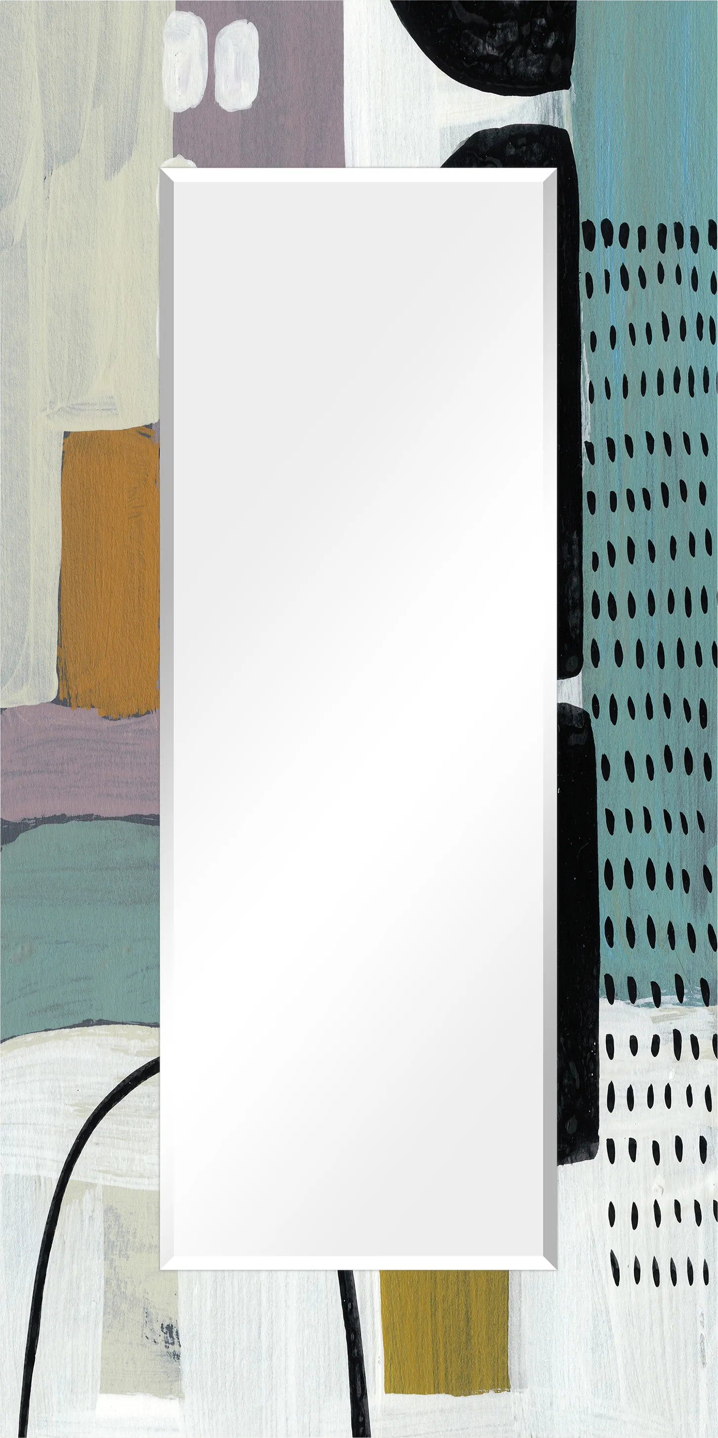 Zyanna Gray Mirror - Image 1