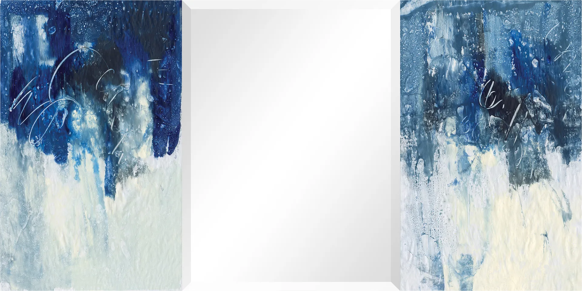 Marly Blue Mirror - Image 1