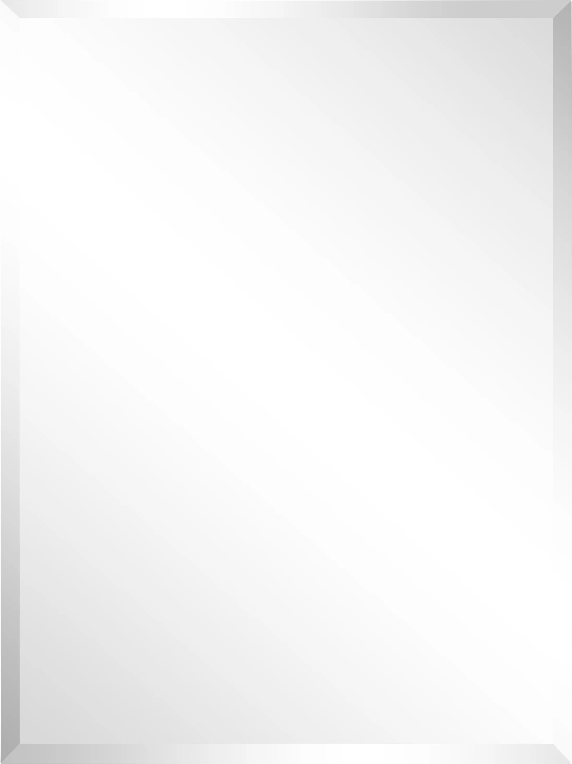 Nayda Silver Rectangle Large Mirror - Thumbnail - Image 1