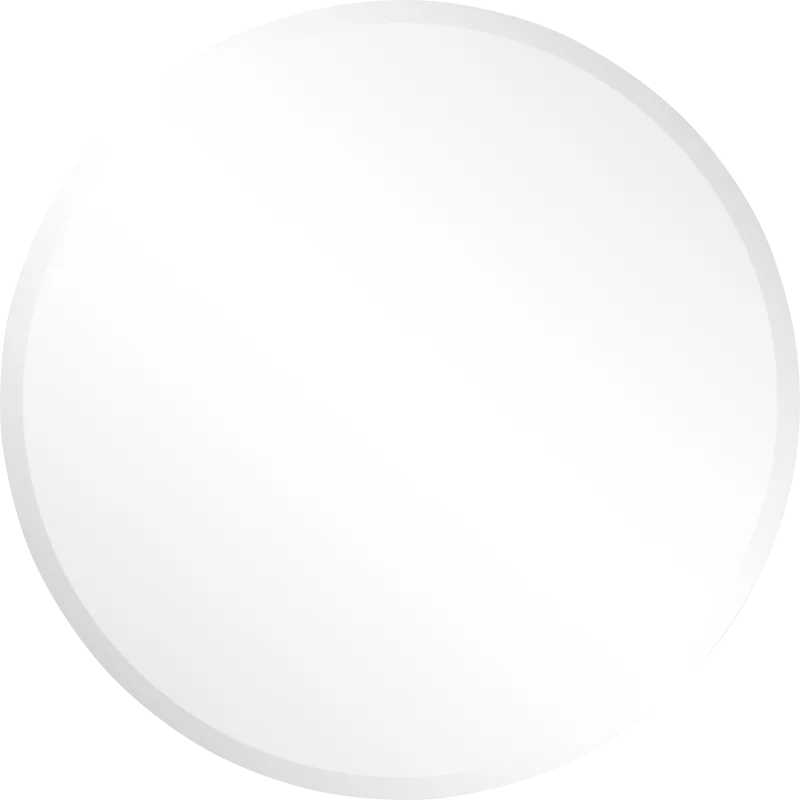 Nayda Silver Round Mirror