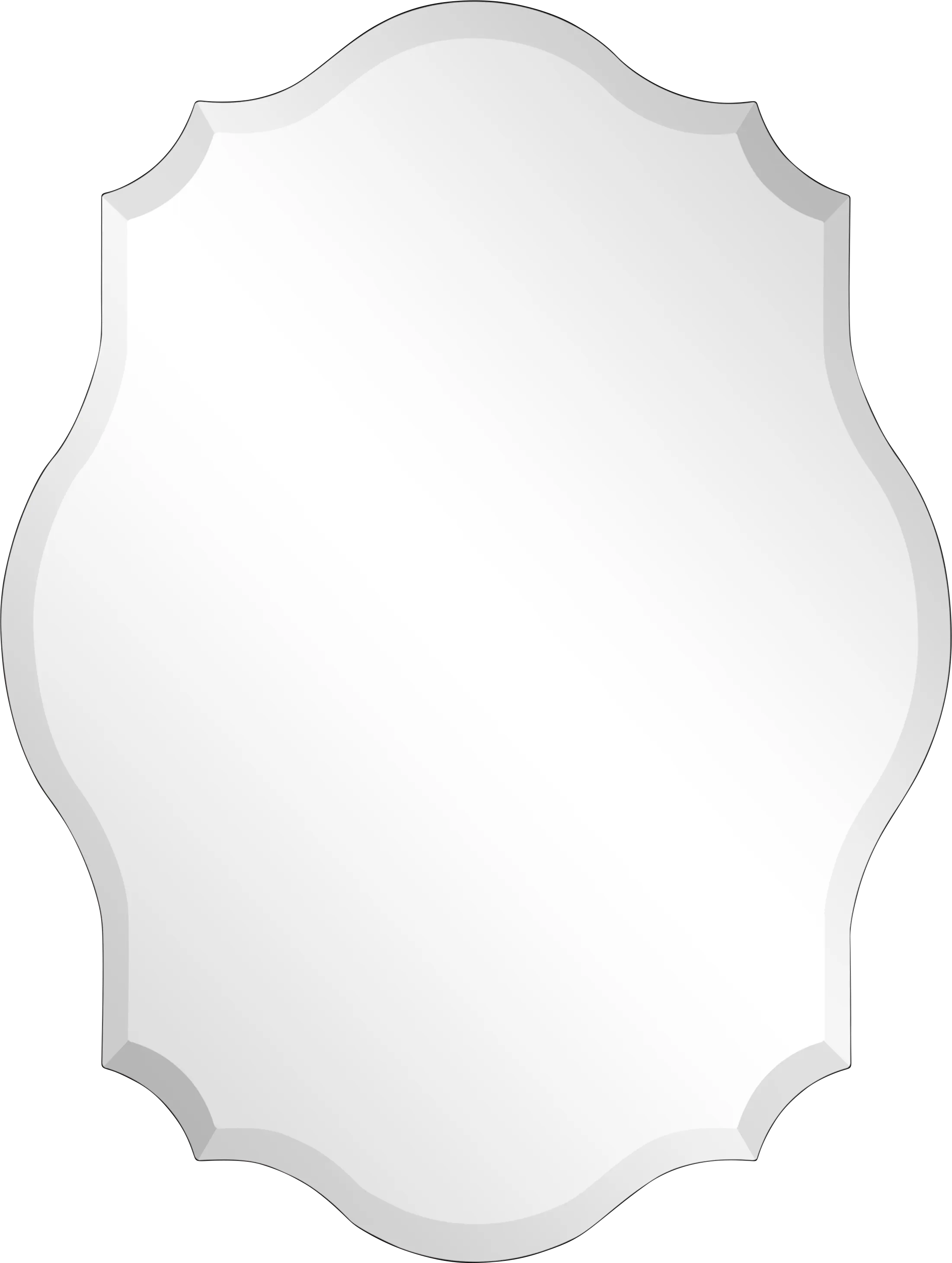 Dansyl Silver Mirror - Thumbnail - Image 1