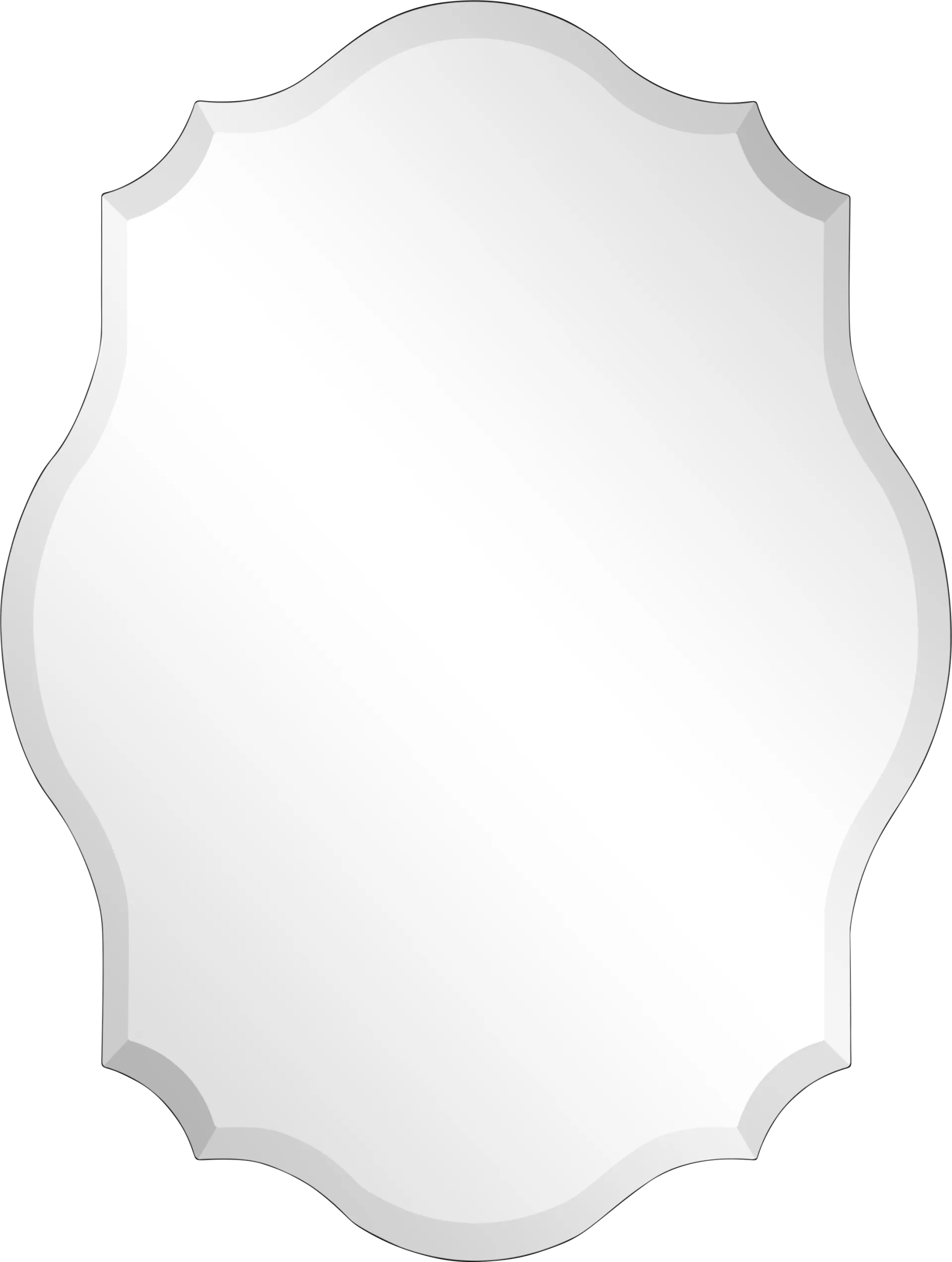 Dansyl Silver Mirror - Image 1