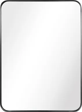 Zaylee Black Rectangular Mirror
