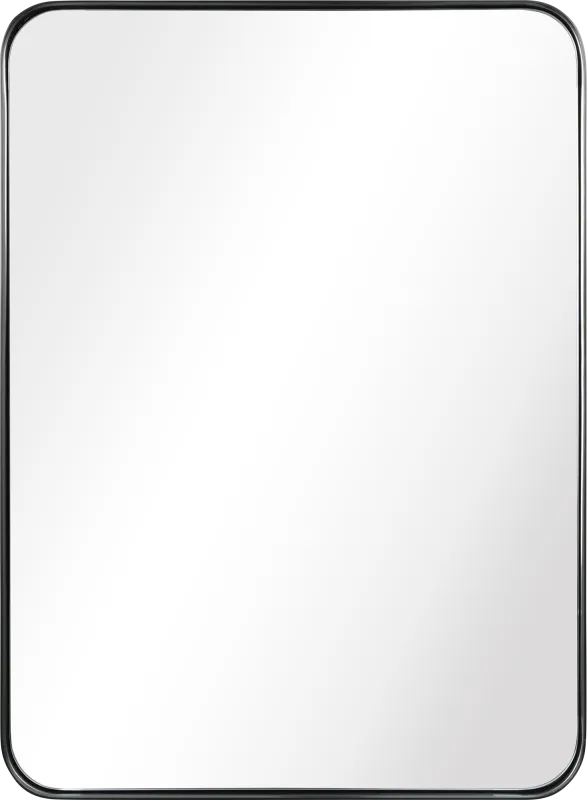 Zaylee Black Rectangular Mirror