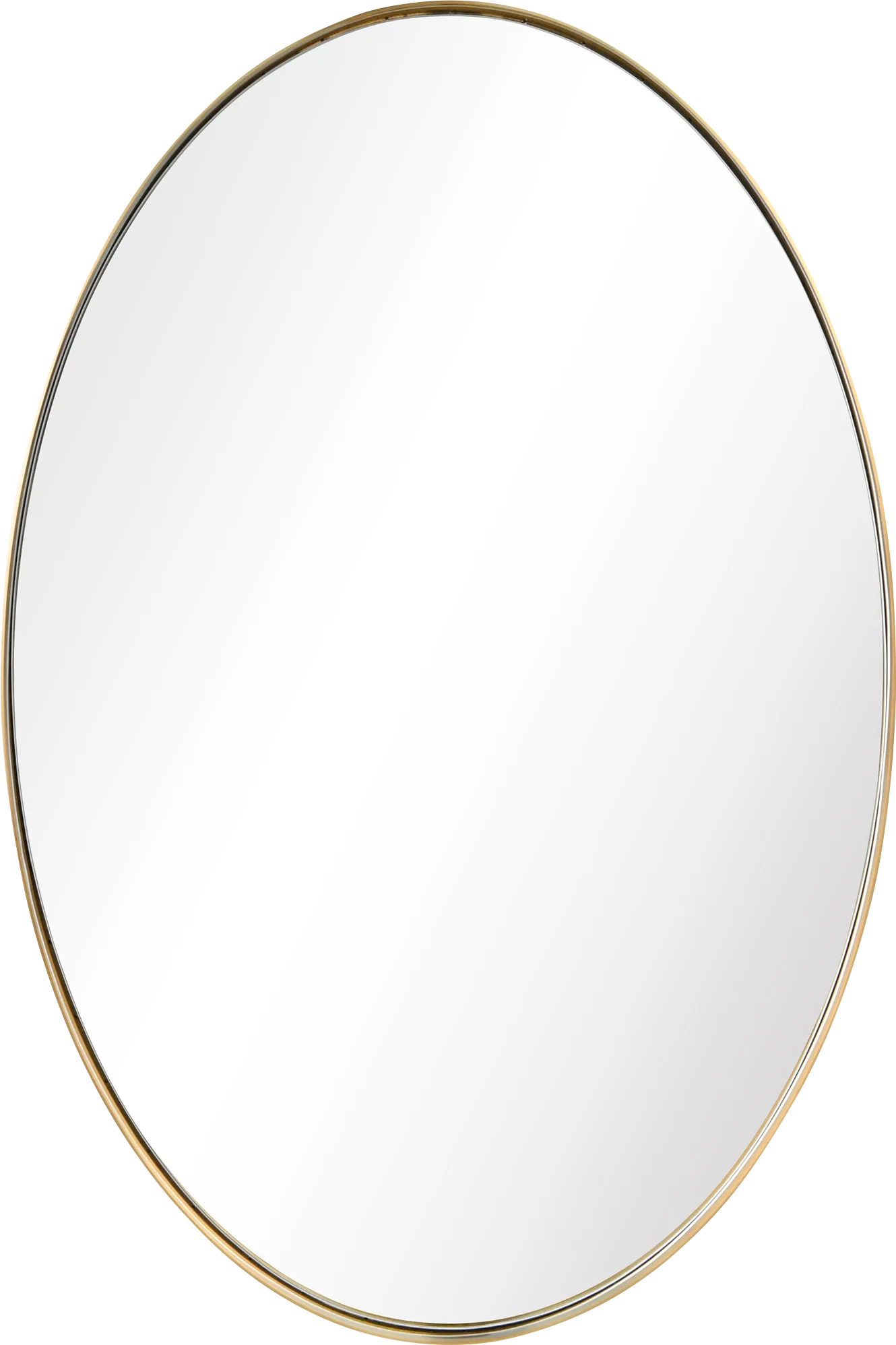 Zaylee Gold Oval Mirror - Image 1