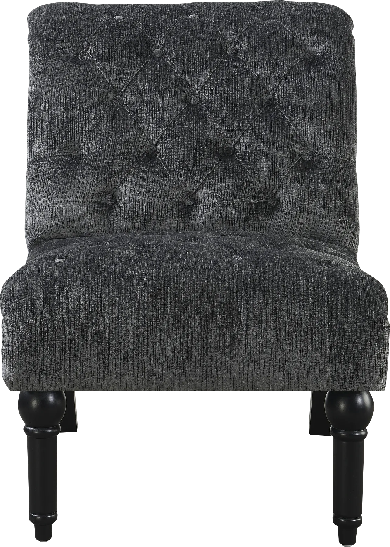 Elstree Charcoal Gray Accent Chair - Thumbnail - Image 1