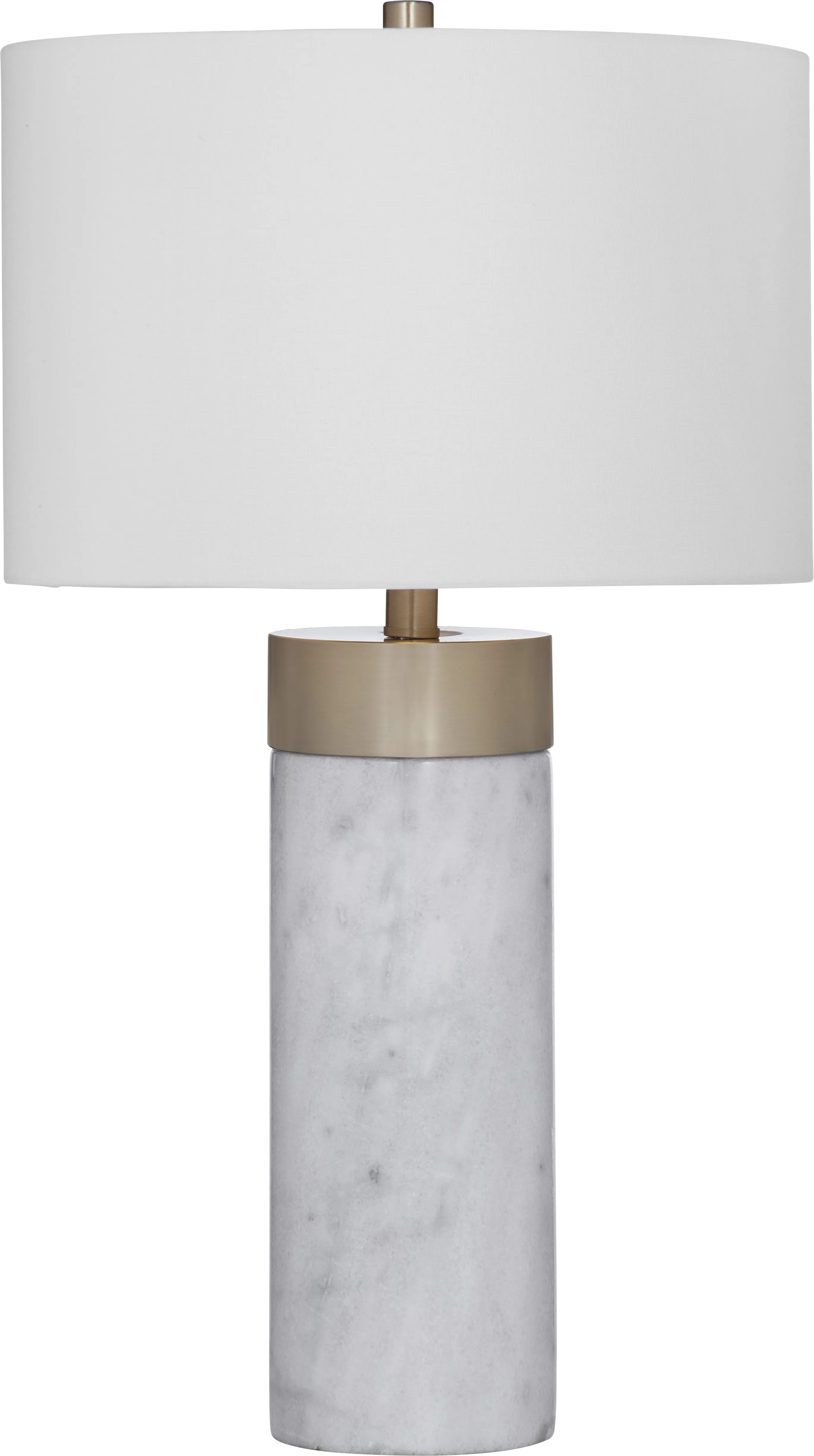 Lenox Circle White Lamp - Thumbnail - Image 1