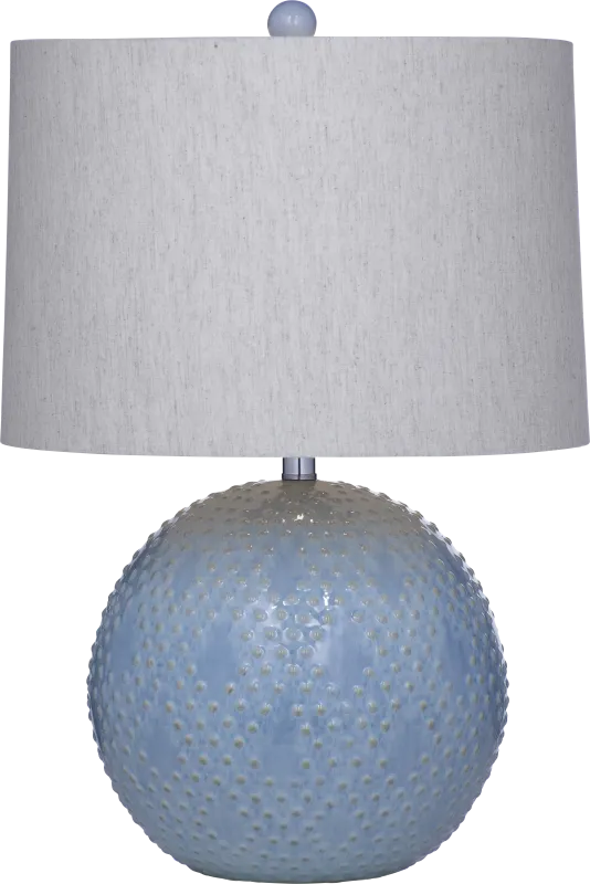 Bartlett Post Blue Lamp