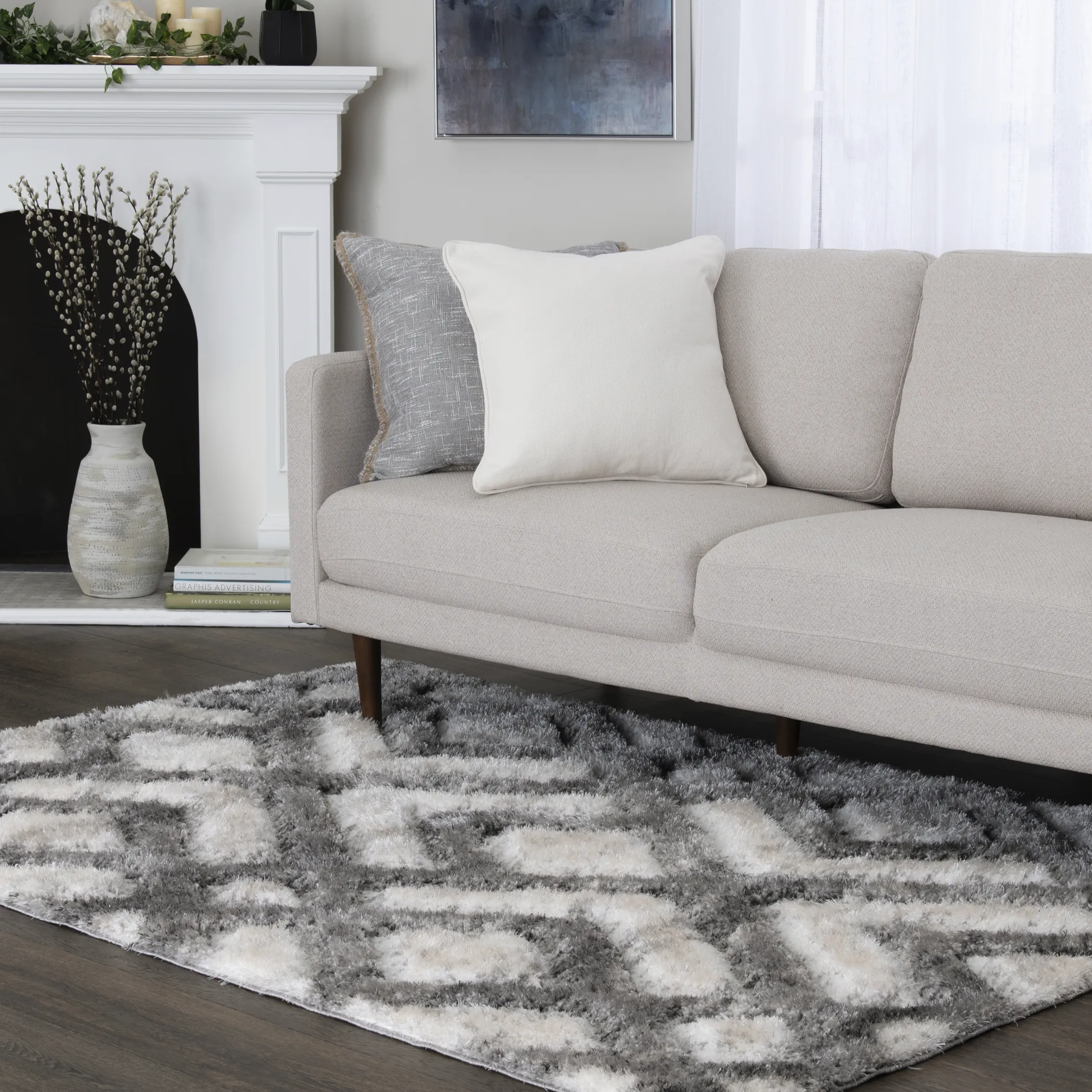 Mayanna Beige 7'10 x 9'10 Rug - Thumbnail - Image 7