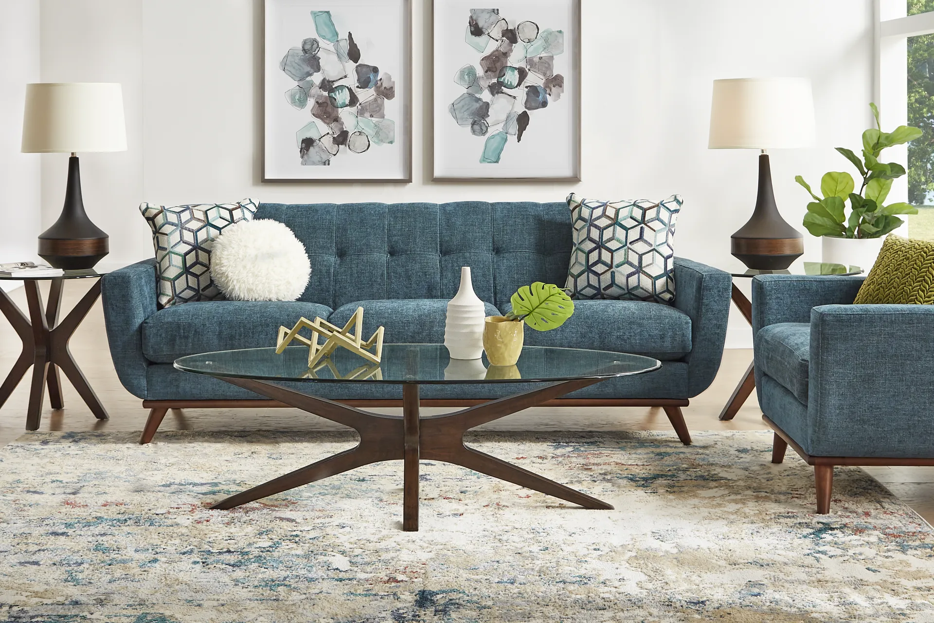 East Side Teal Chair - Image 1
