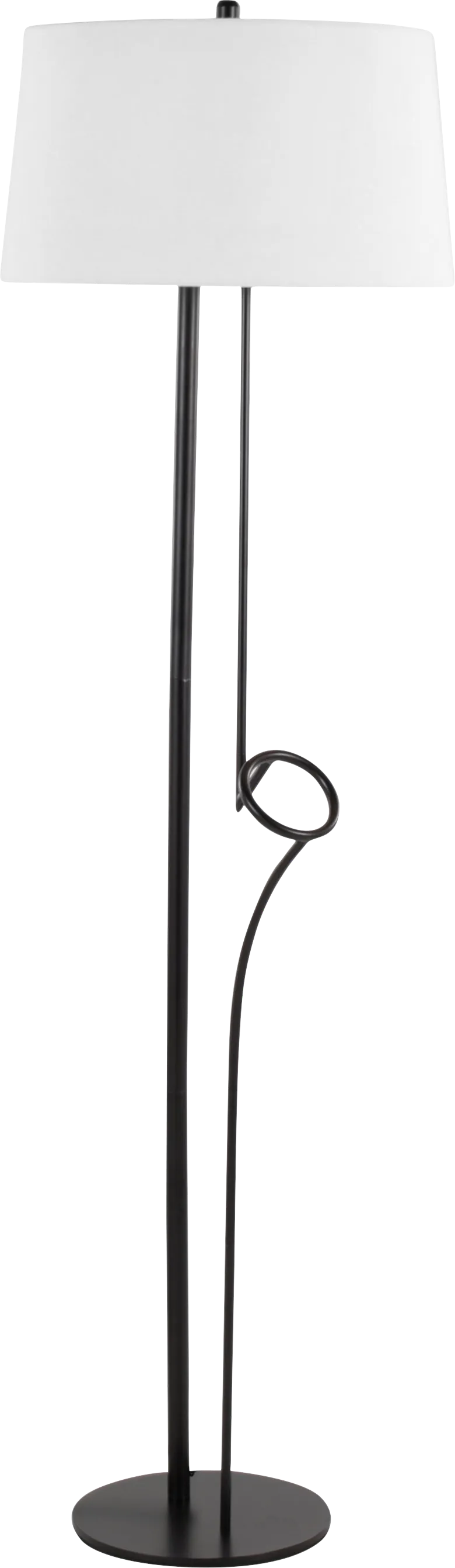 Andusia Black Floor Lamp - Image 1