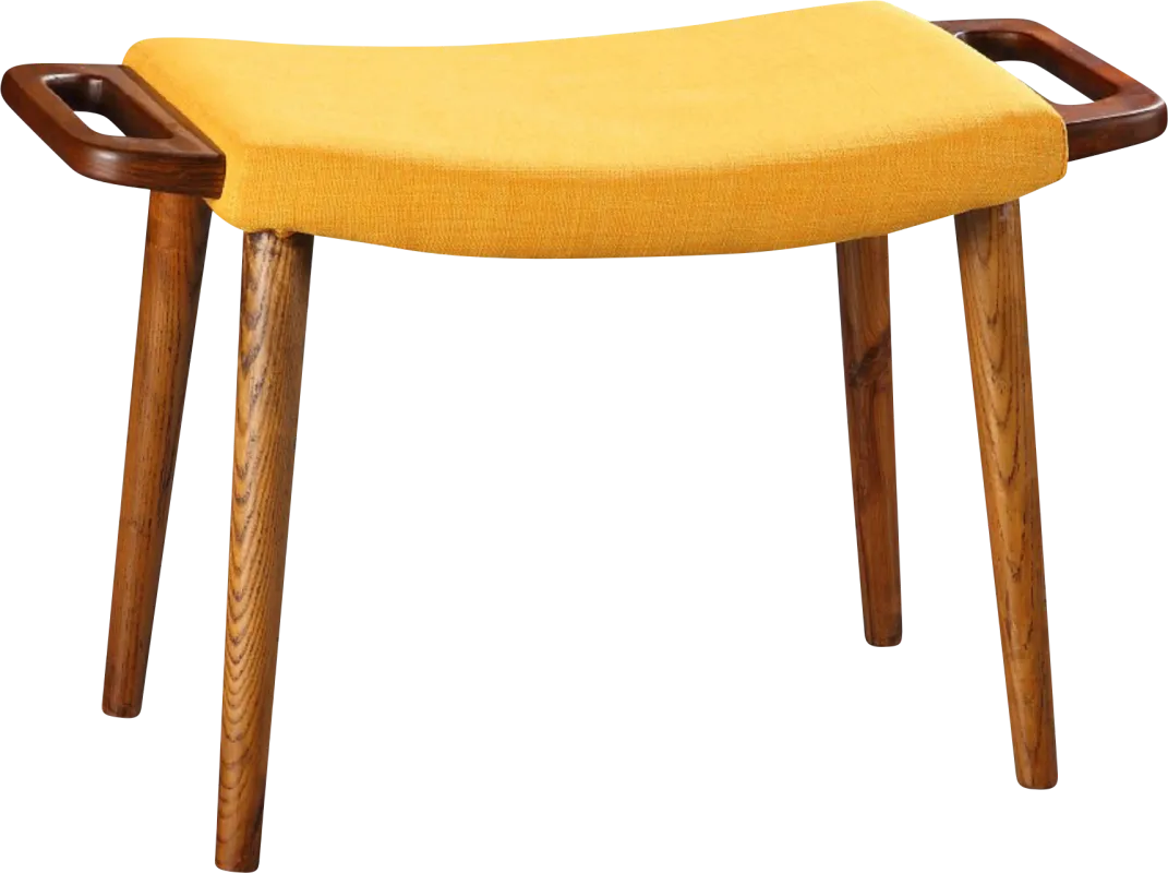 Noriton Yellow Accent Ottoman