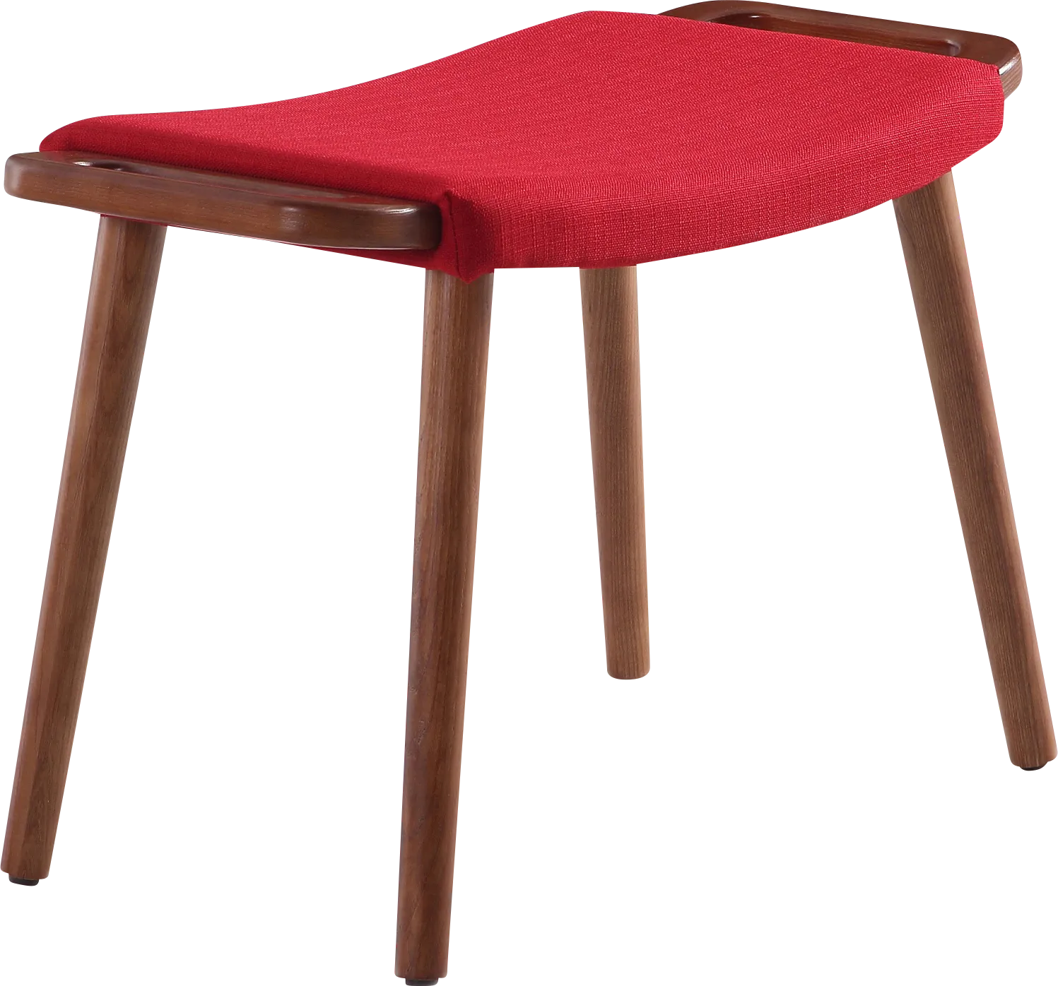 Noriton Red Accent Ottoman - Image 1