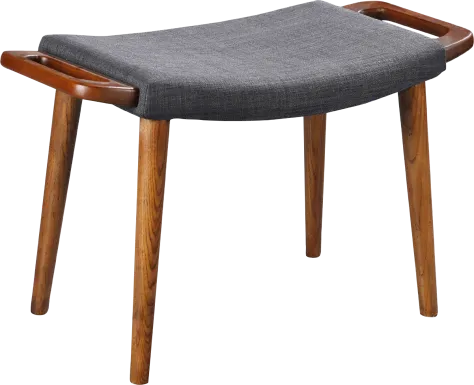 Noriton Charcoal Accent Ottoman