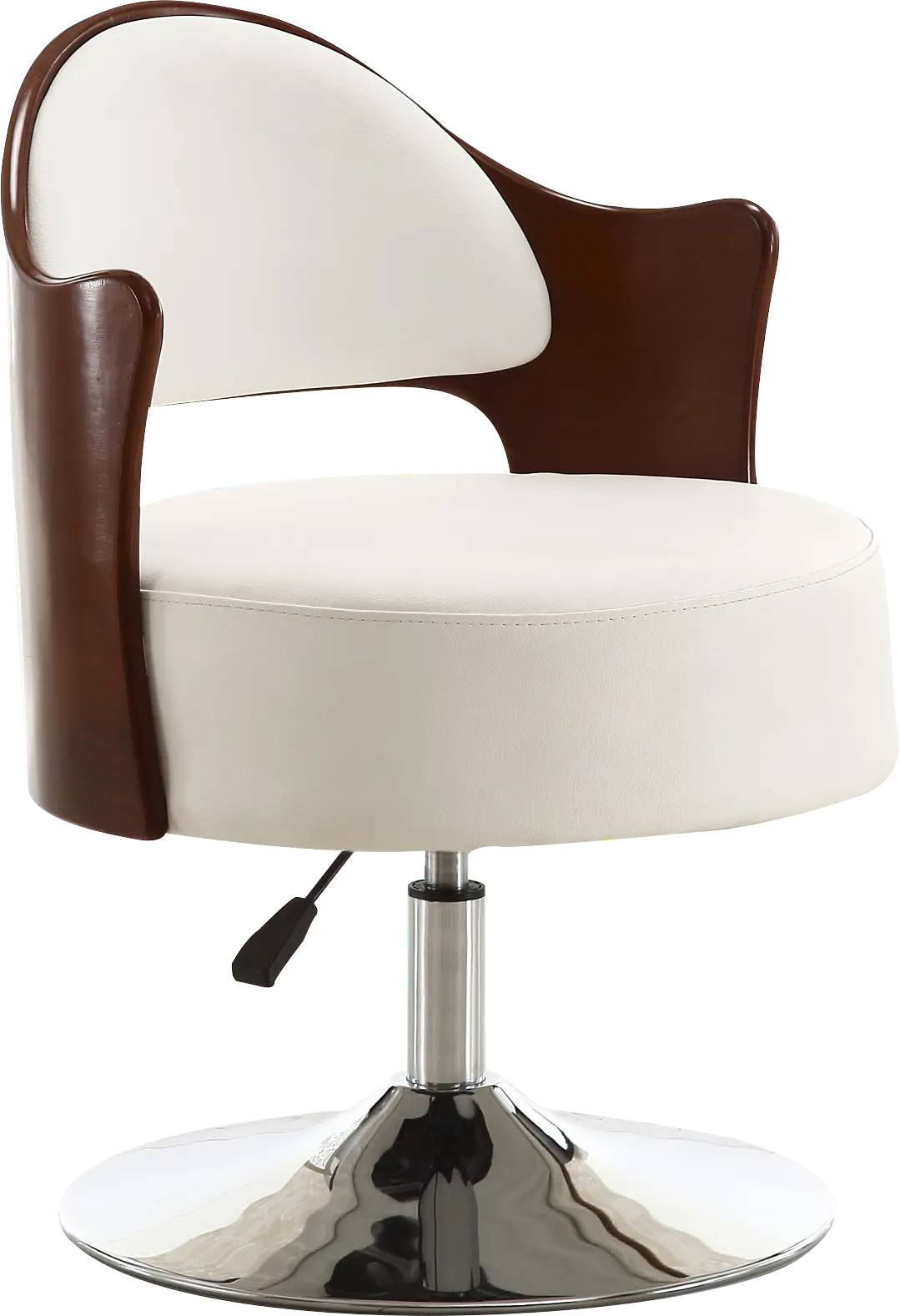Wrightswood White Swivel Accent Chair