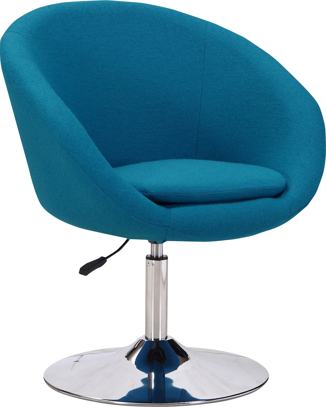 Amparoo Blue Swivel Accent Chair - Image 1