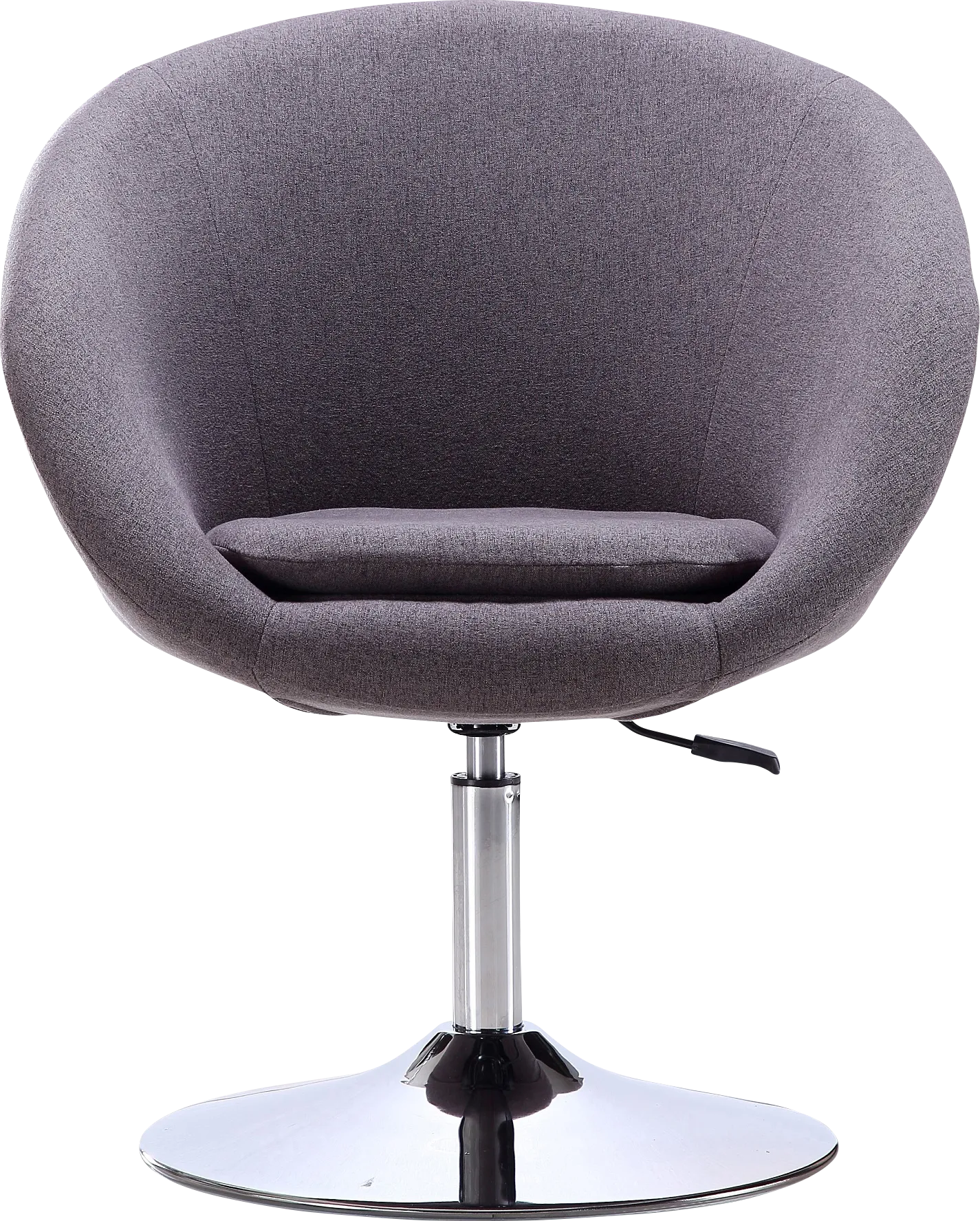Amparoo Gray Swivel Accent Chair - Thumbnail - Image 1