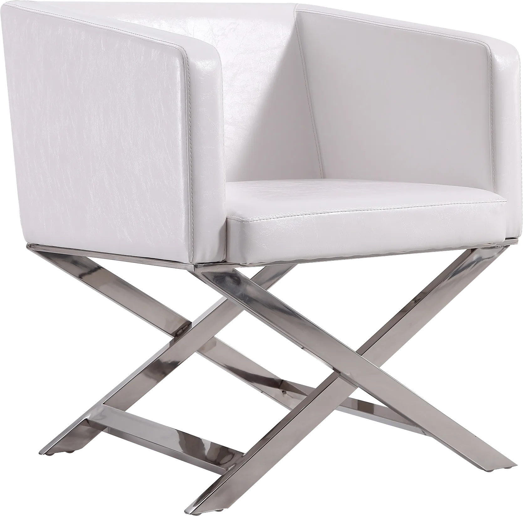 Amyjane White Accent Chair - Image 1