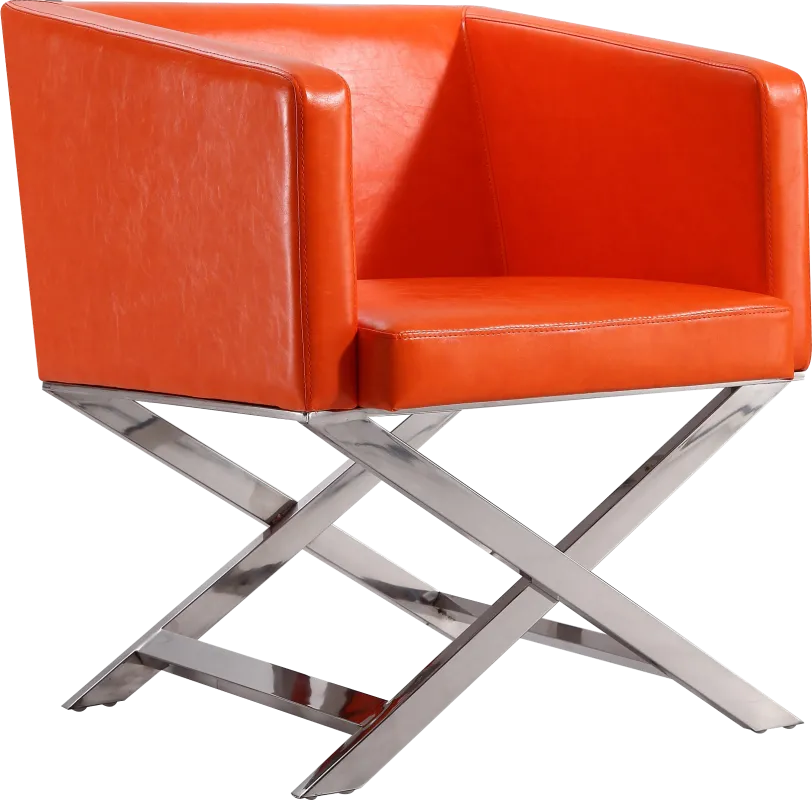 Amyjane Orange Accent Chair