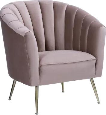 Bersal Blush Accent Chair