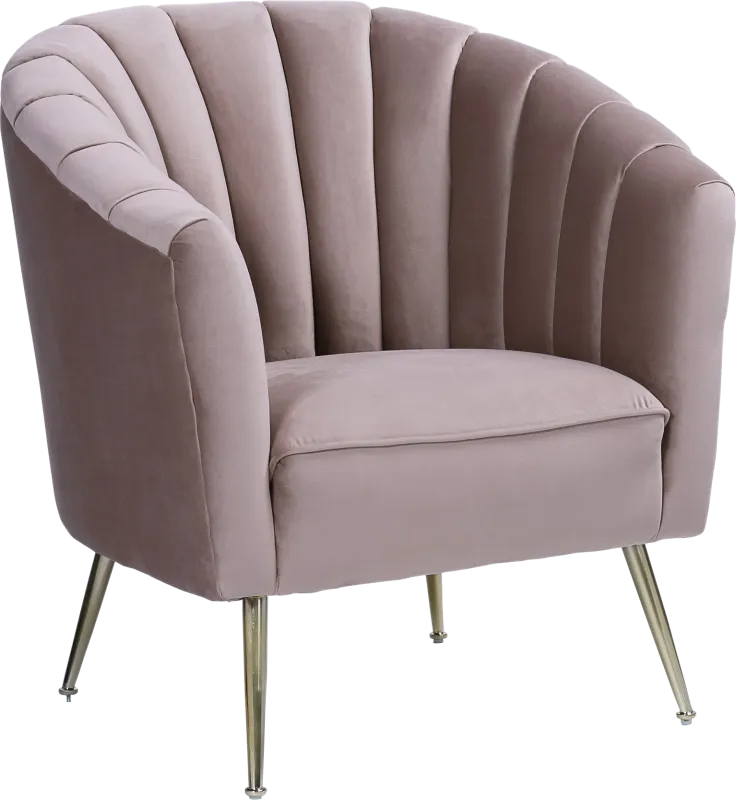 Bersal Blush Accent Chair