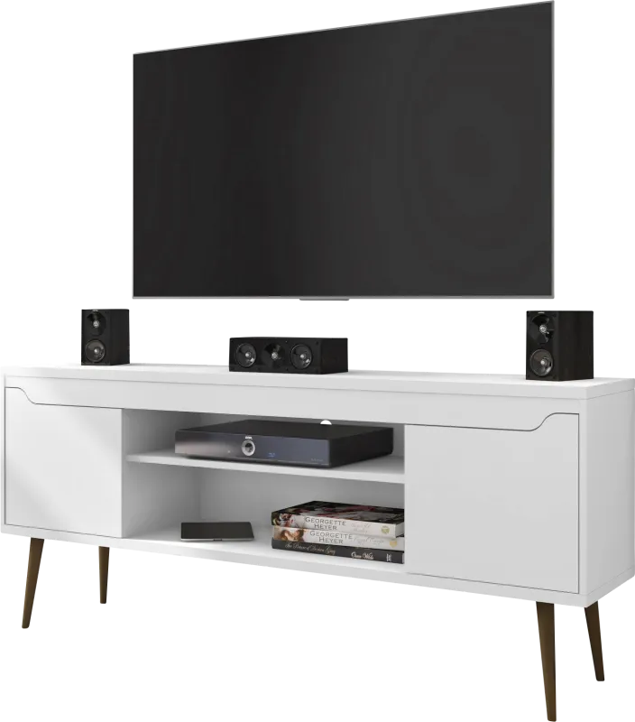Surlin White 63 in. Console