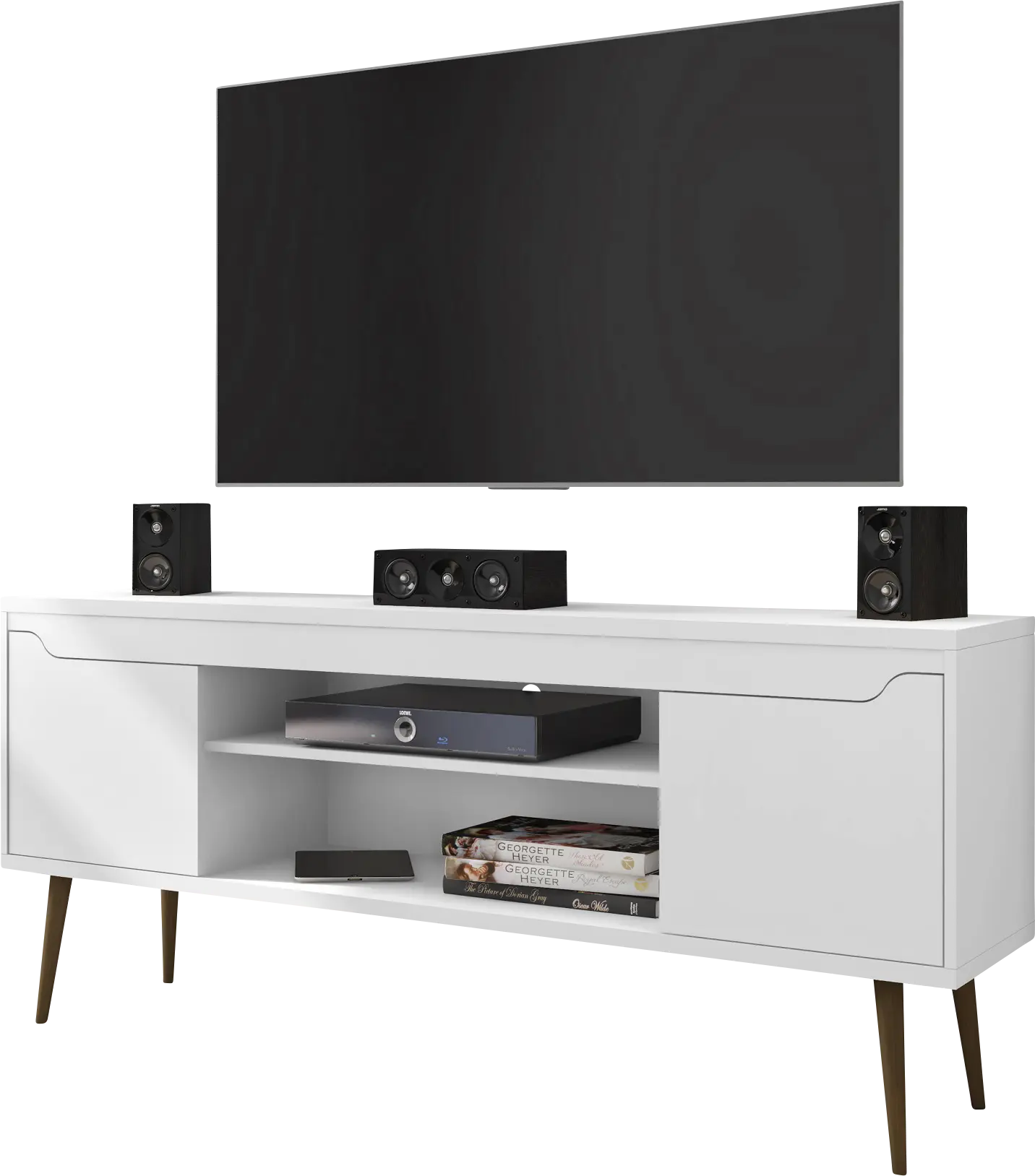 Surlin White 63 in. Console