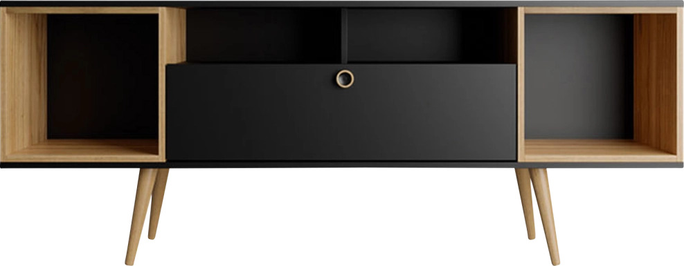 Pelto Black 63 in. Console