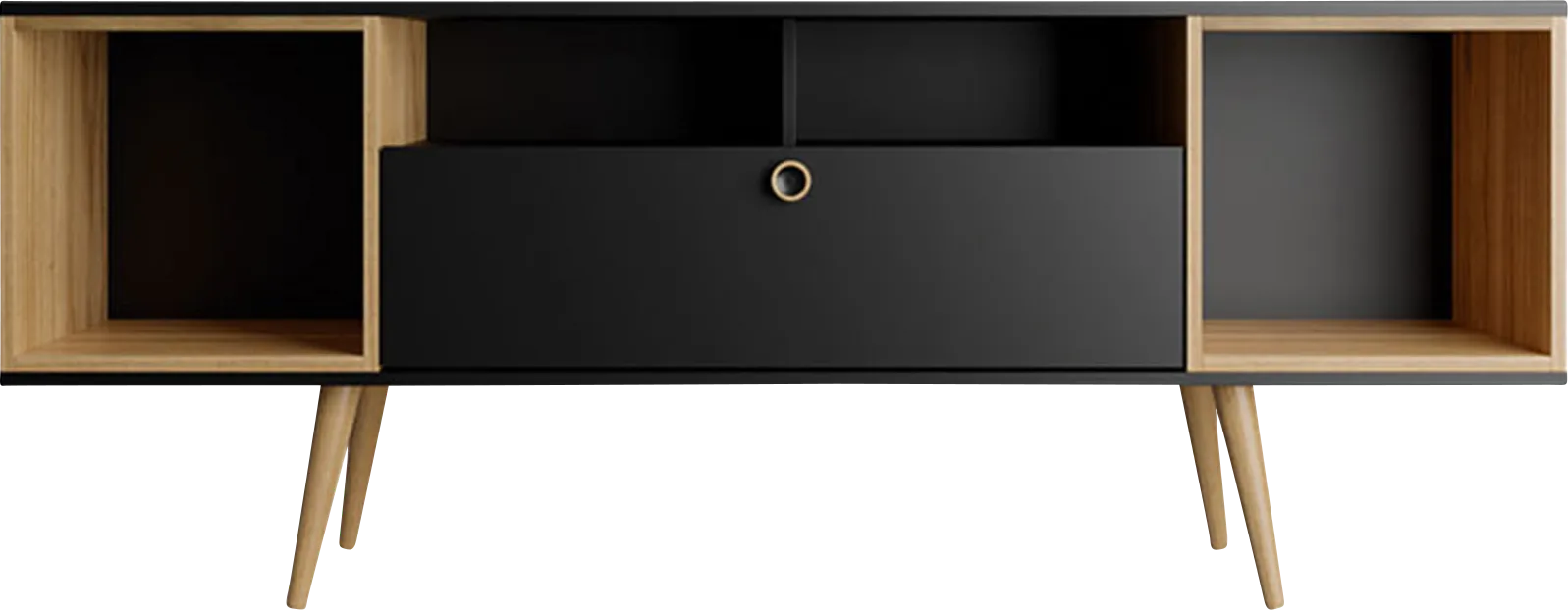 Pelto Black 63 in. Console - Image 1