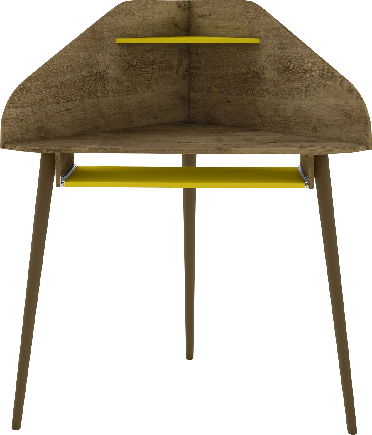 Tanbark Brown Corner Desk - Image 1