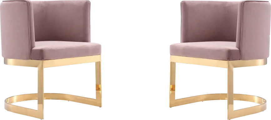 Oonella Blush Side Chair, Set of 2