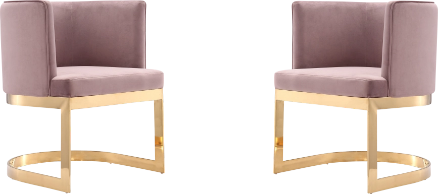 Oonella Blush Side Chair, Set of 2