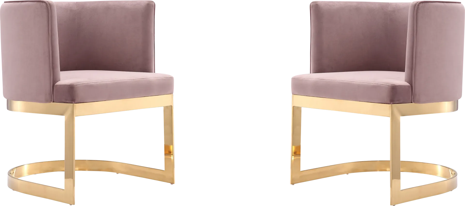 Oonella Blush Side Chair, Set of 2 - Image 1