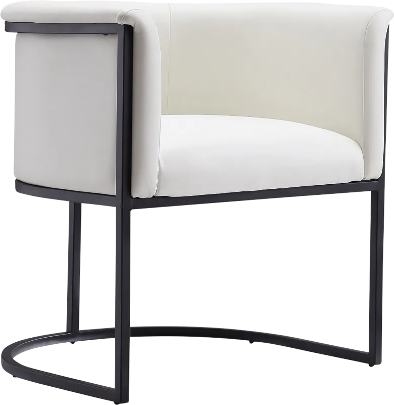 Menbali White Side Chair