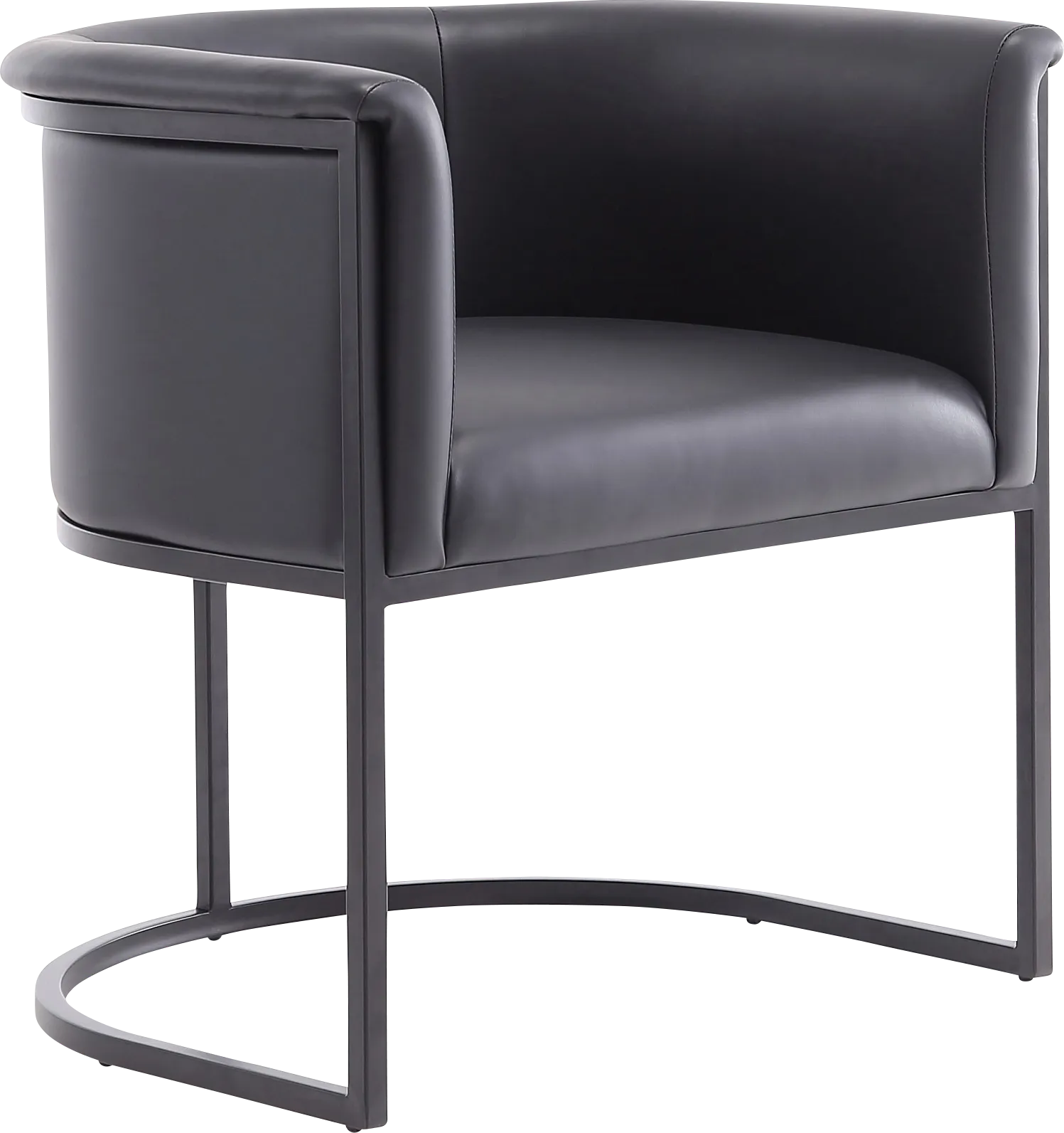 Menbali Black Side Chair - Image 1
