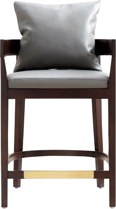 Lupen Gray Counter Height Stool