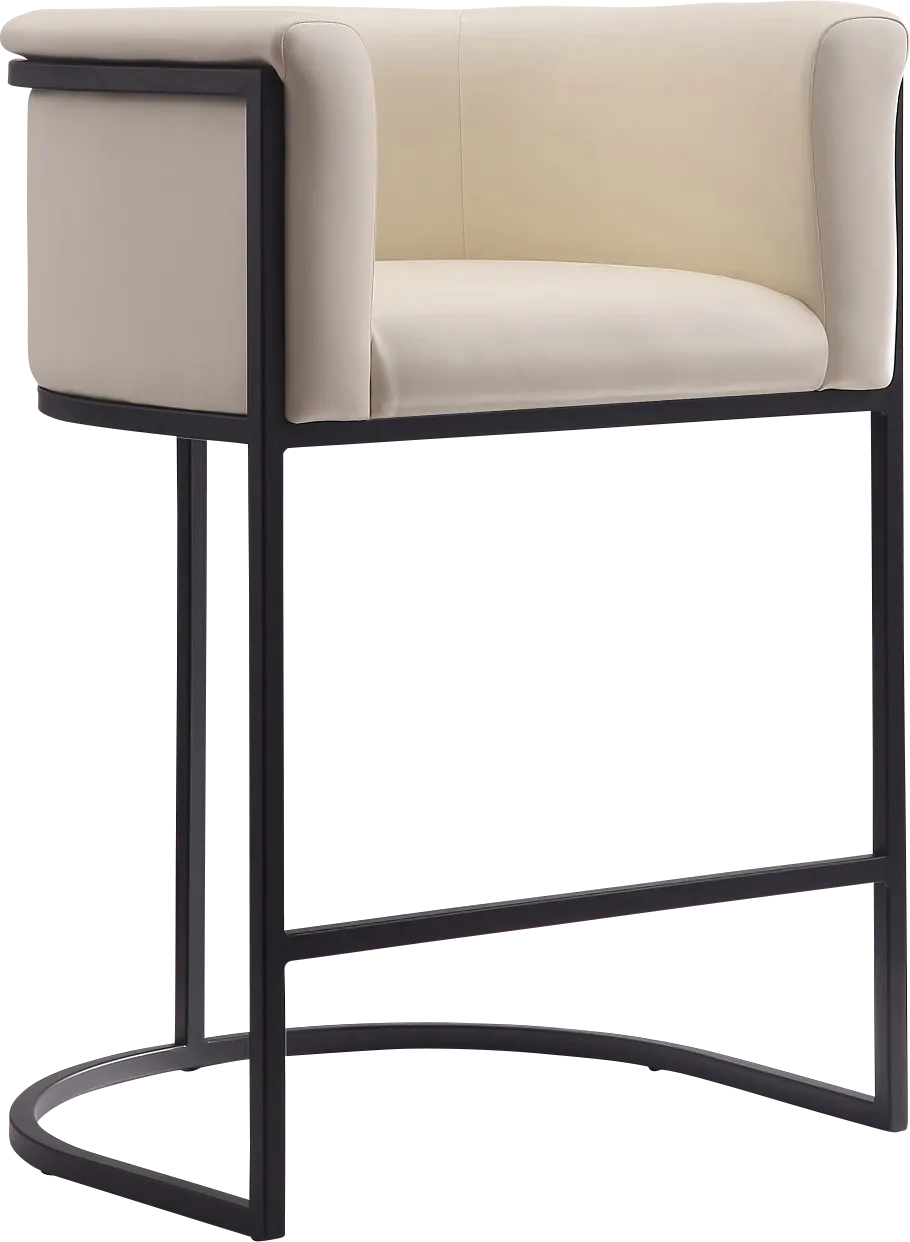 Joycestone Beige Counter Height Stool - Thumbnail - Image 1